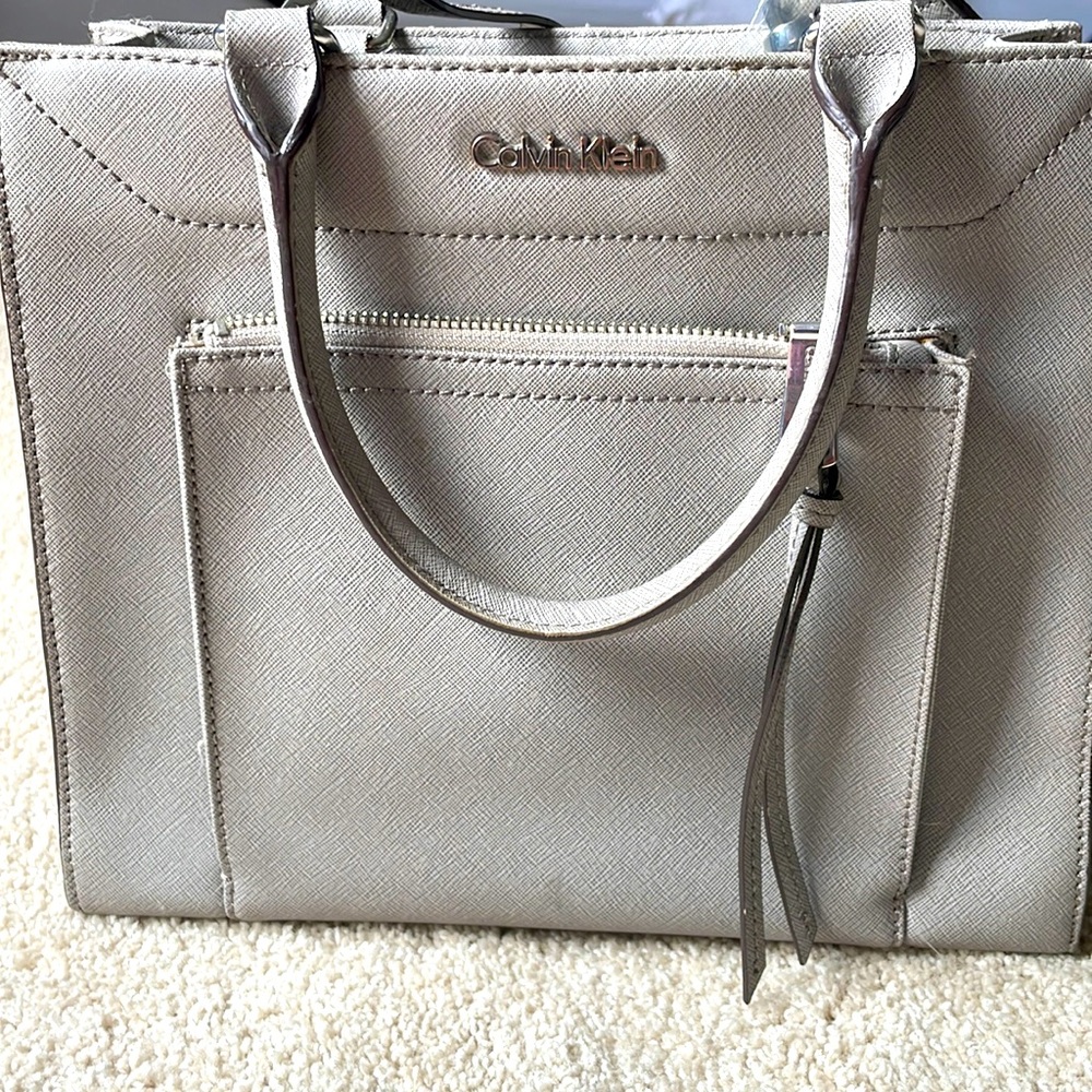 Calvin Klein grey purse
